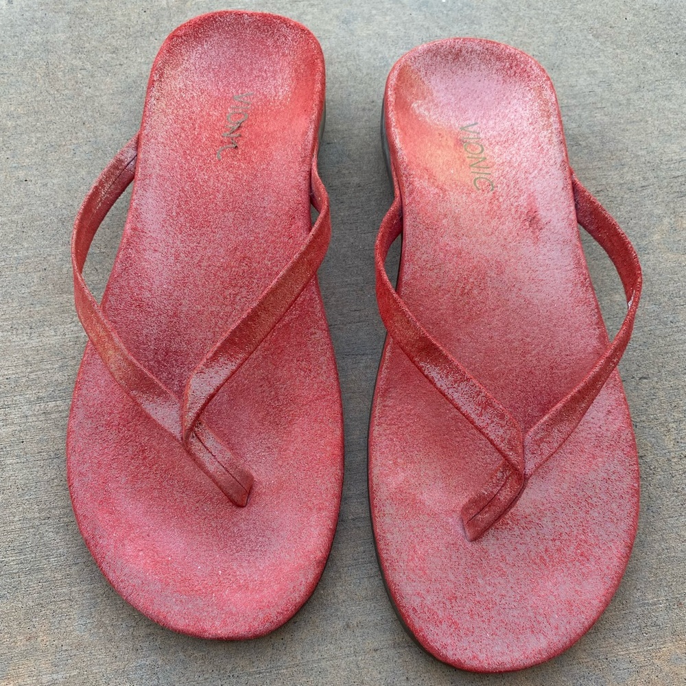 VIONIC Selena Corfu Coral Pexcil size 9